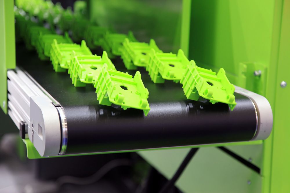 Parts conveyor belt 1 - Can 3D Printing be Used for Mass Production