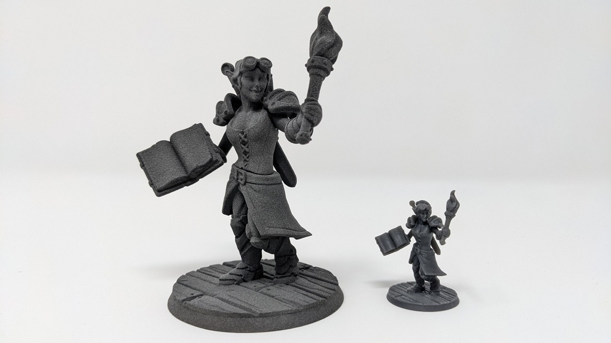 Scaled Up Heroforge Miniature - How to 3D Print Heroforge Miniatures with Our 3D Printing Service